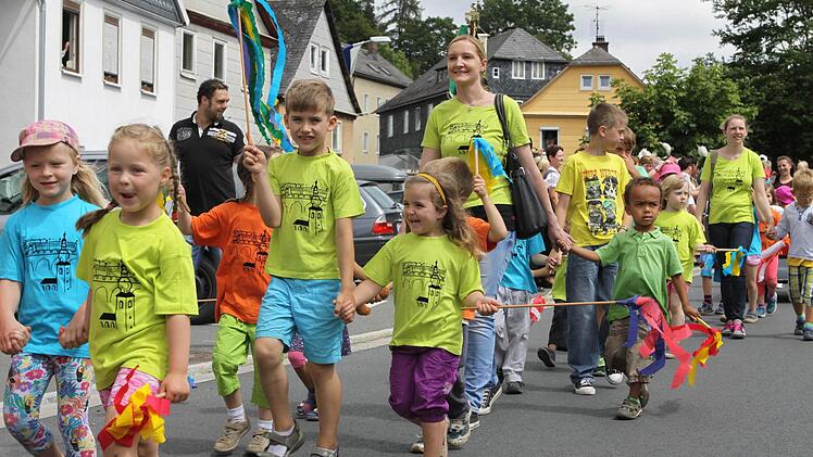 Impressionen vom Kinderfestumzug  Foto: Michael Wunder