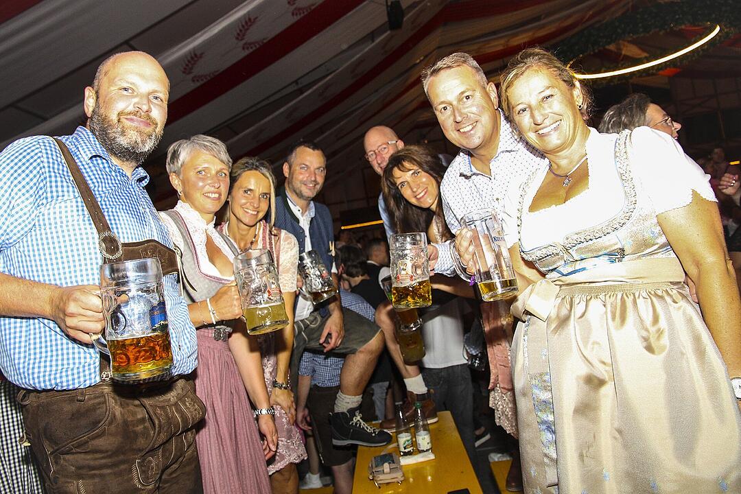 Am Donnerstag spielten die "Stoapfälzer Spitzbuam".