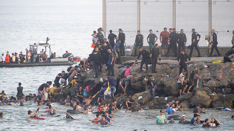 Migranten in Spanien - Exklave Ceuta