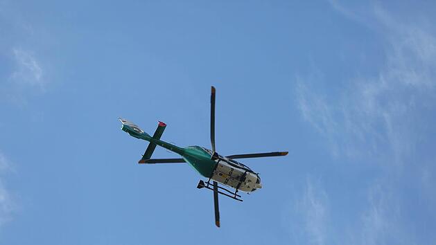 Aktuell kreist ein Polizeihubschrauber &uuml;ber F&uuml;rth (MIttelfranken). Grund daf&uuml;r, ist eine Fahndung. Symbolbild: Grundmann/News5