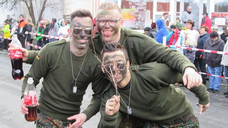 Zeitlofser Faschingsumzug. Foto: Diana Leitsch