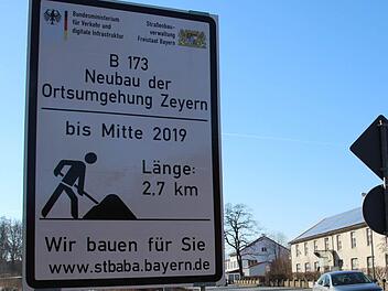 Bis 2019 sollen die Arbeiten an der Zeyerner Umgehung dauern. Foto: Ronald Heck