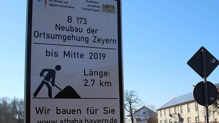 Bis 2019 sollen die Arbeiten an der Zeyerner Umgehung dauern. Foto: Ronald Heck