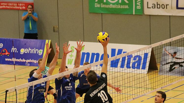 Impressionen aus der Saaletalhalle vom 3:0-Sieg der Hammelburg Volleys über Mainz.Jens Feistel