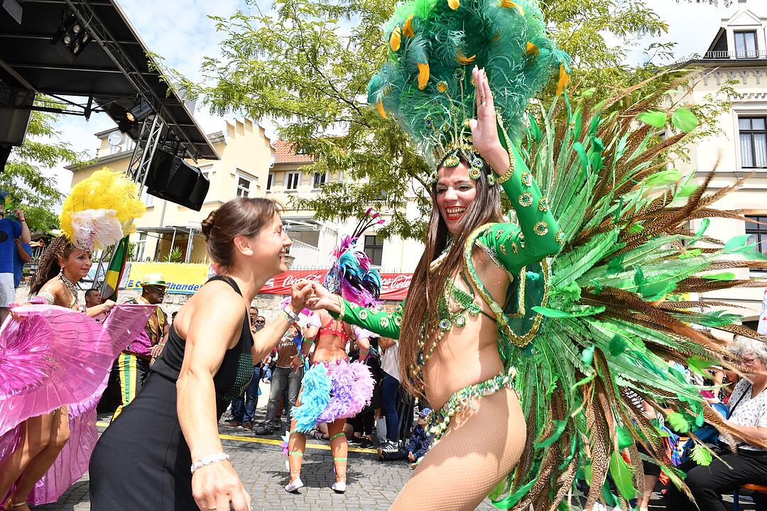 Umzug beim Samba-Festival in Coburg