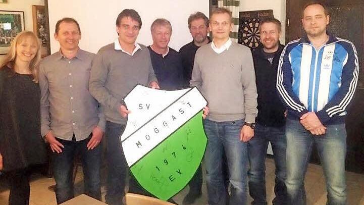 Die neue Vereinsspitze des SV Moggast