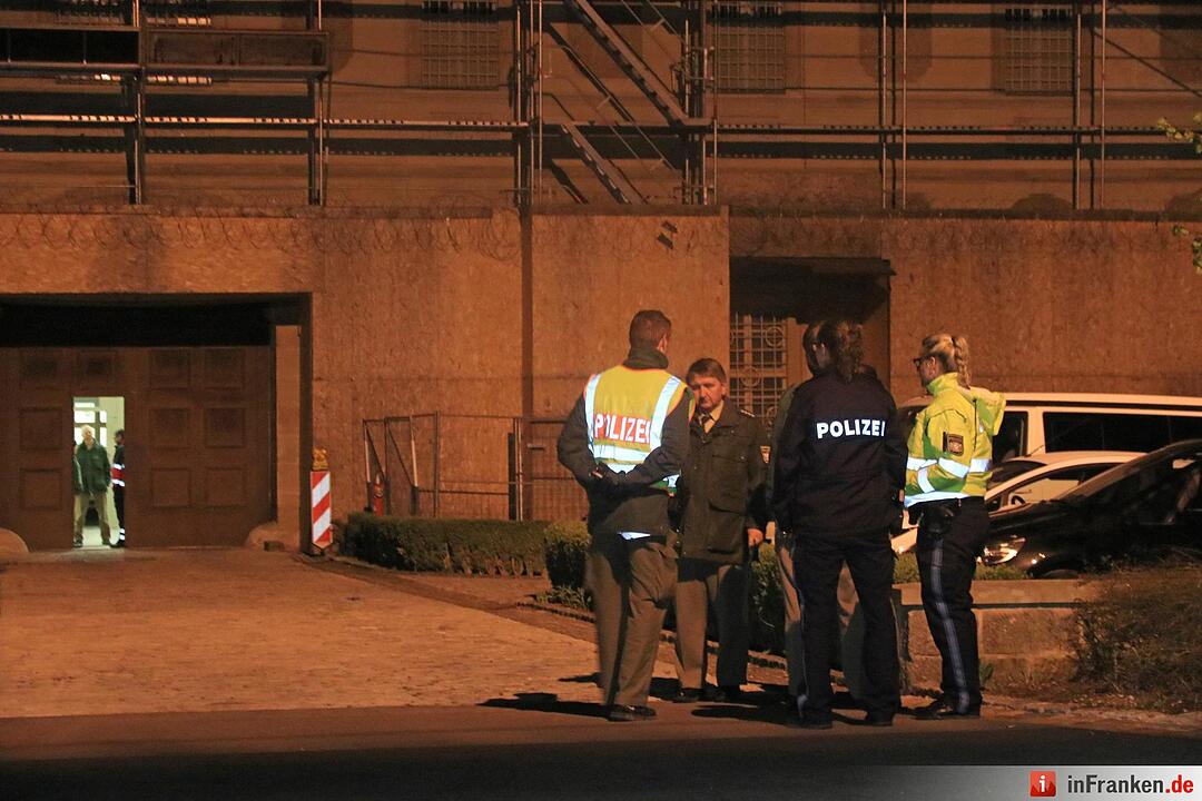 Großeinsatz: Aufstand in Justizvollzugsanstalt in Ebrach