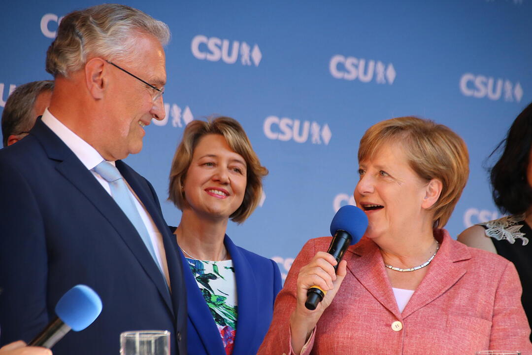 Angela Merkel zu Besuch in Bad Kissingen