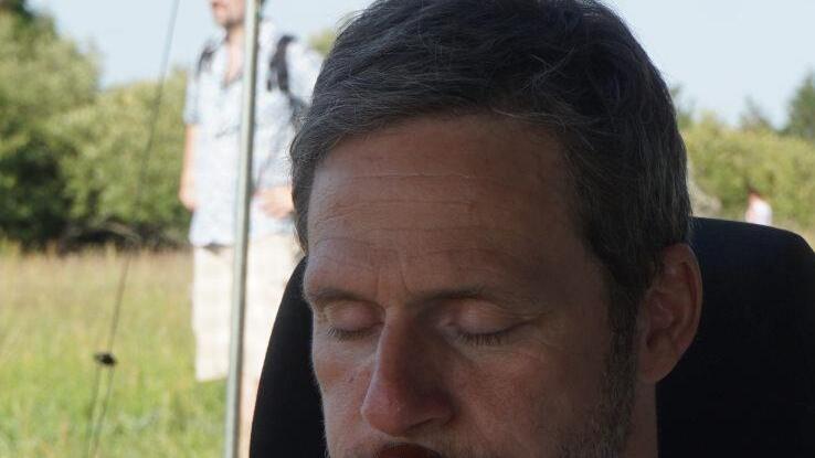 Thorsten Hein und sein Didgeridoo.Marion Eckert