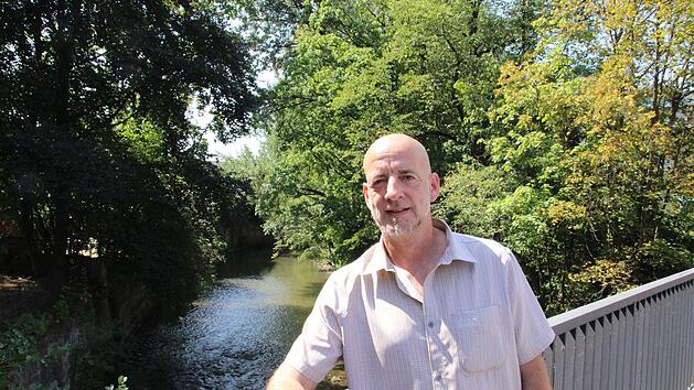 Hier noch an der Itz in Coburg, aber schon bald an der Isar in M&uuml;nchen? Weil er auf Platz 1 der oberfr&auml;nkischen AfD-Liste steht, ist der Einzug von Martin B&ouml;hm in den neuen bayerischen Landtag sehr wahrscheinlich.Foto: Oliver Schmidt