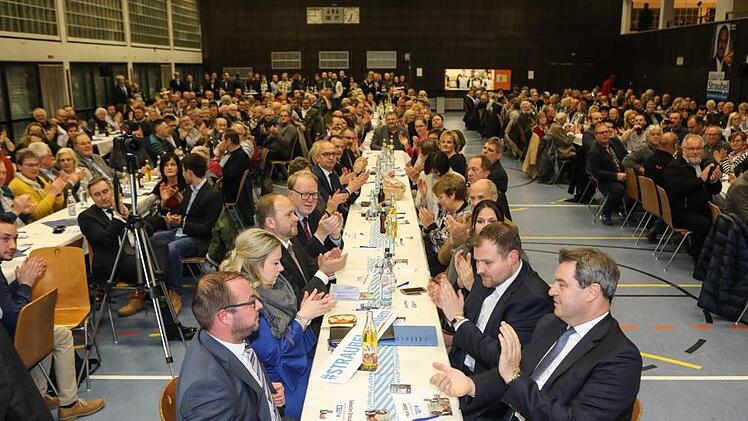 Impressionen vom Besuch des bayerischen Ministerpräsidenten, Markus Söder, am 9. Januar in Frohnlach - Foto: Berbara Herbst