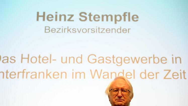 Als Bezirksvorsitzender im Hotel- und Gaststättenverband hat sich Heinz Stempfle am Montag zurückgezogen. Kreisvorsitzender für die Region Bad Kissingen bleibt der 81-Jährige weiter.  Foto: Siegfried Farkas