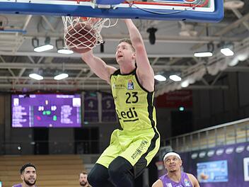 David Walker erzielte lediglich fünf Punkte in Göttingen. Diese zwei per Dunking konnten sich aber sehen lassen.