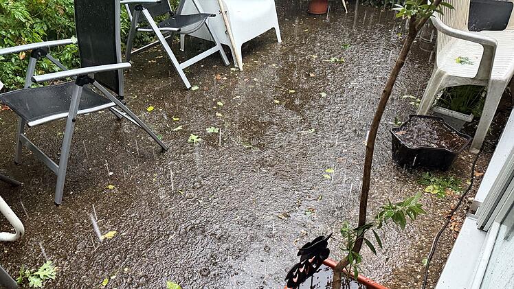 Unwetter w&uuml;tet im Raum Schwabach - Bilder zeigen Ausma&szlig;