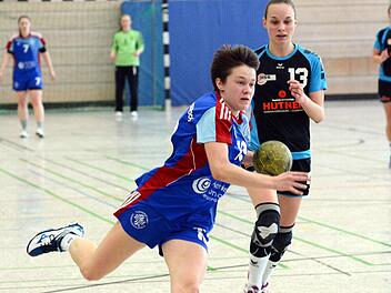 Saskia Probst erzielte gegen Dietmannsried nicht nur 15 Tore, sondern auch den 40. Treffer, der in die Geschichte der TS Herzogenaurach eingehen dürfte.  Foto: herzopress