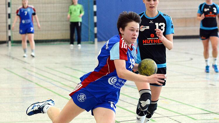 Saskia Probst erzielte gegen Dietmannsried nicht nur 15 Tore, sondern auch den 40. Treffer, der in die Geschichte der TS Herzogenaurach eingehen dürfte.  Foto: herzopress