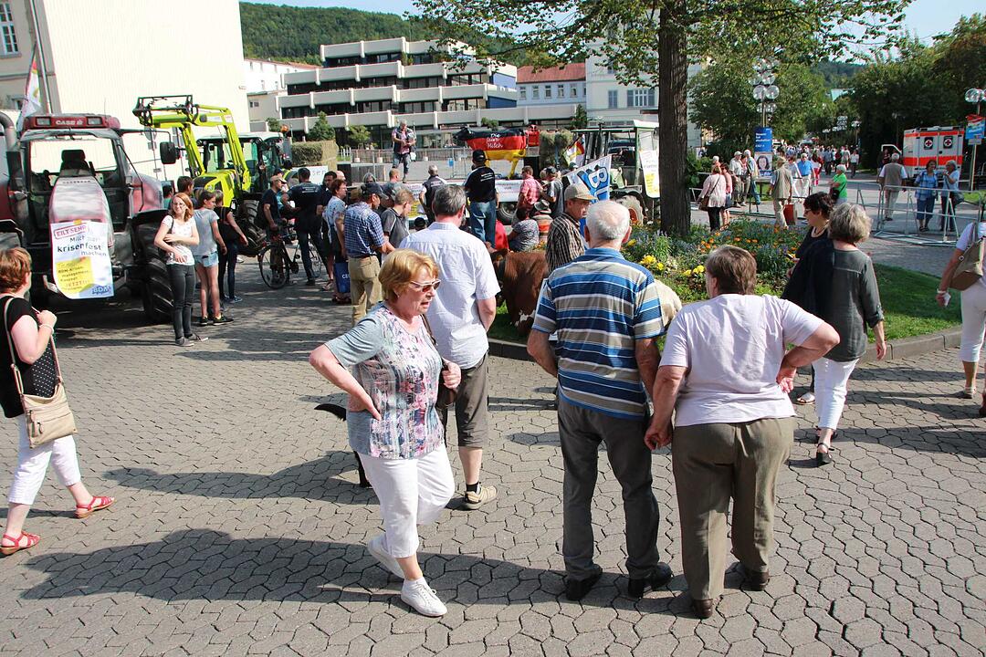 Bad Kissingen: Protest der Milchbauern