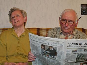 Maria und Erwin Seufert feiern heute in Arnshausen Eiserne Hochzeit.  Foto: Werner Vogel