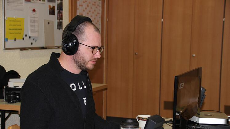 Hans Wild (im Bild) hat mit Klaus  Beck  die Aufnahmen gemacht. Klaus Beck