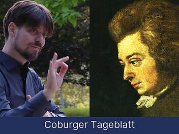 Aktuell dirigiert Coburgs Erster Kapellmeister Johannes Braun (links) eine Neuinszenierung des Wiener Komponisten Wolfgang Amadeus Mozart.