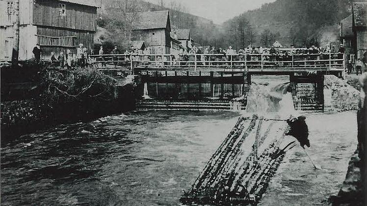 Die Aufnahme ist in Steinwiesen (Kreis Kronach) um 1920 entstanden.  Foto: Andreas Schmitt 
