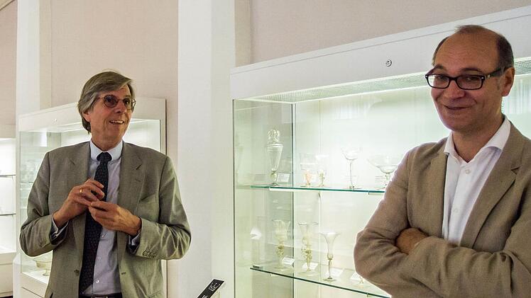 Der scheidende und der künftige Direktor der Kunstswammlungen der Veste Coburg: klaus Weschenfelder (links) und sein Nachfolger Sven Hauschke.Foto: Archiv/Jochen Berger