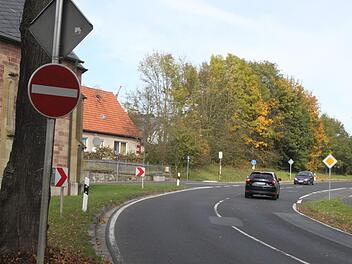 Die Ortsdurchfahrt von Kleinbrach. Thomas Ahnert