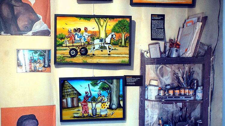 Die Ausstellung "Farben des Senegal" ist noch bis 20. Oktober geöffnet.   Foto: Richard Sänger