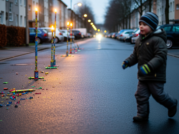 Junge l&auml;uft kurz nach Mitternacht in Lohne auf Stra&szlig;e und stirbt