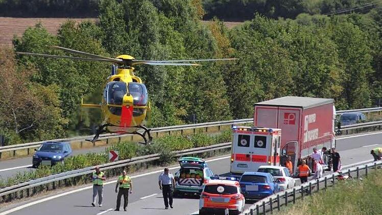 Ein Rettungshubschrauber war angefordert worden.
