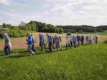 Die Wallfahrer waren nicht nur bei Tageslicht unterwegs. Eine Gruppe brach sogar bereits um 1.30 Uhr auf. Foto: Heinrich Schmidt
