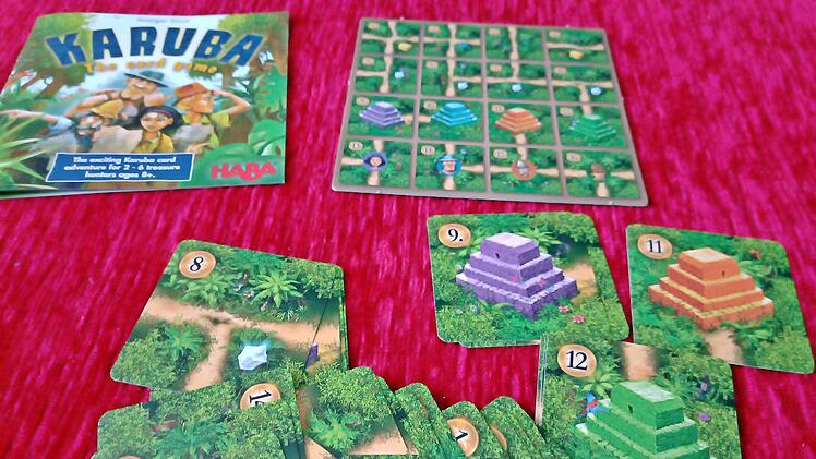 Spiele-Test "Karuba - Das Kartenspiel":  Auf der schnellen Suche nach dem Dschungelpfad