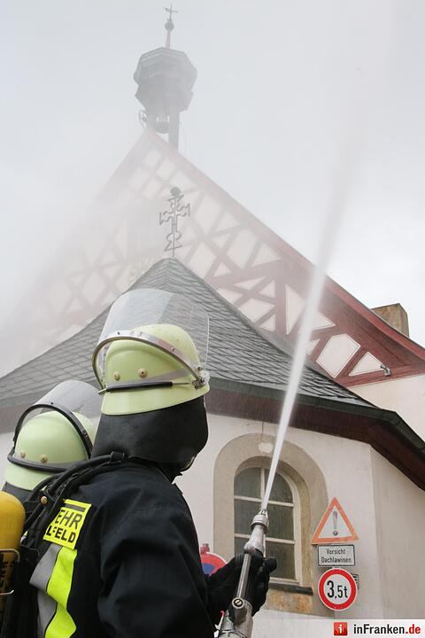 Feuerwehr Hollfeld Großübung