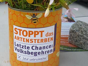 Das landkreisweite Aktionsbündnis sammelt am Sonntag in Ebern Unterschriften. Thomas Ort