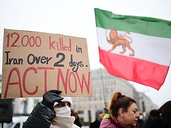 Solidarit&auml;t mit Protesten im Iran - Berlin