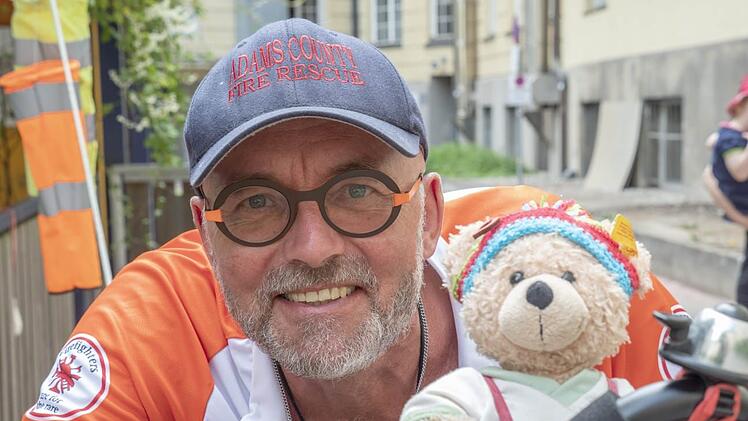 J&ouml;rg Richter auf gro&szlig;er Fahrradtour