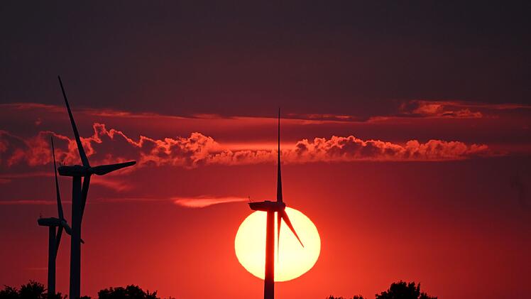 Sonnenuntergang in Nordrhein-Westfalen