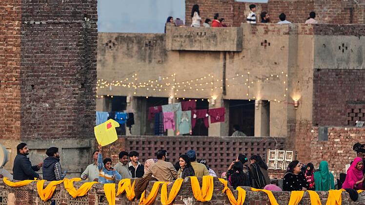 Drachenflug-Fest in Lahore