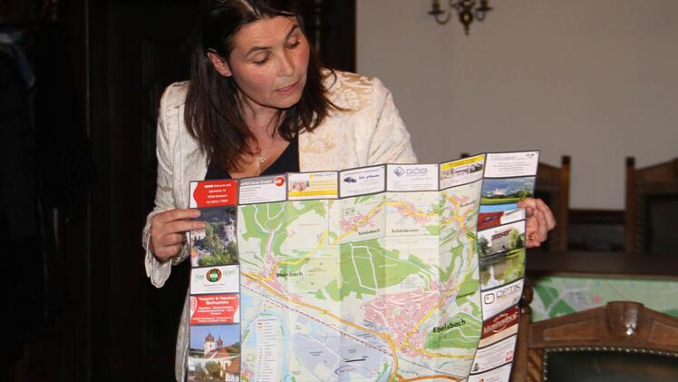 Monika Heid stellte verschiedene Werbeträger vor. Foto: Gerda Völk