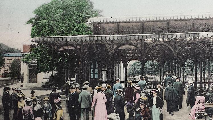 Kuren anno dazumal in Bad Kissingen.  Foto: Archiv Katharina Bambach