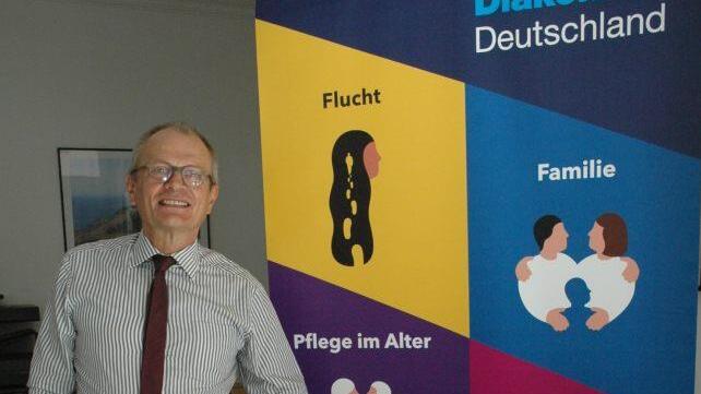 Der Präsident der Diakonie Deutschland, Ulrich Lilie, lädt dazu ein, im Vorfeld zur Bundestagswahl die Parteien auf ihre sozialen Kompetenzen zu überprüfen. Dies kann mit den Sozial-o-maten geschehen. Foto: Meißinger