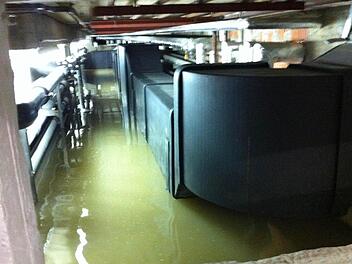 Im Erdgeschoss und in der Turnhalle der Lebenshilfe musste die Feuerwehr anrücken. Foto: Stefan Wicklein
