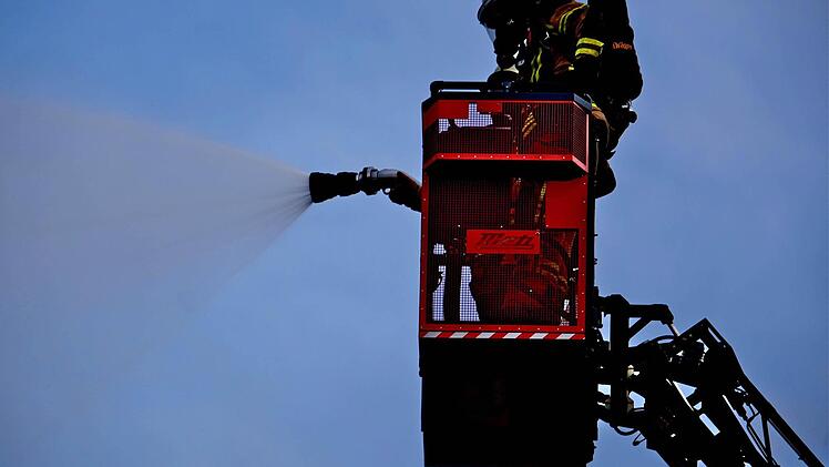Die Herbstübung der Feuerwehr fand heuer in Westheim statt. Foto: Gerd Schaar