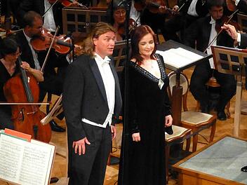 Ricarda Merbeth und Klaus-Florian Vogt. Foto: Ahnert