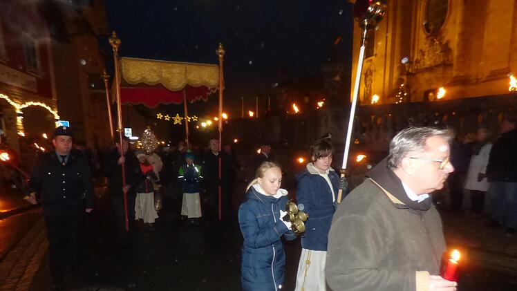 Bei der Lichterprozession in GößweinsteinThomas Weichert