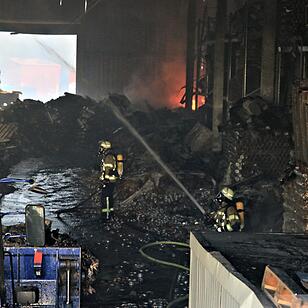 Brand bei der Brauerei Kaiserdom