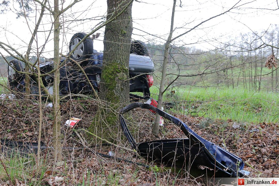 Auto überschlägt sich bei Appendorf