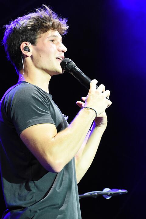 Wincent Weiss spielt kostenloses Konzert in Baiersdorf - BR-Radltour 2018
