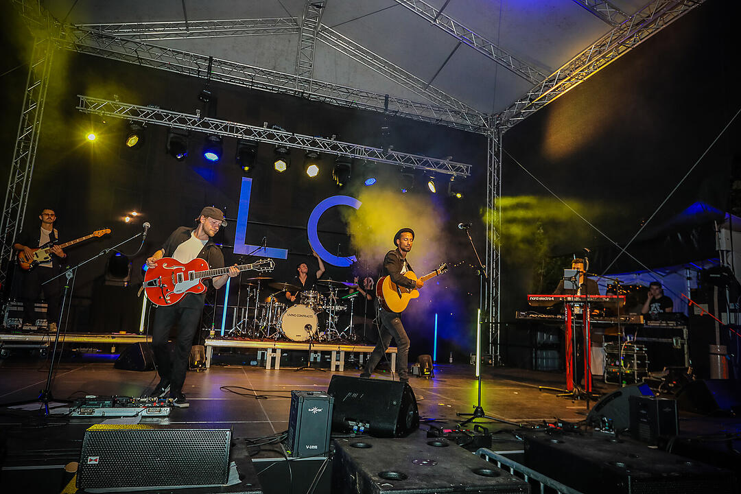 Beste Stimmung beim Stadtfest in Schweinfurt.
