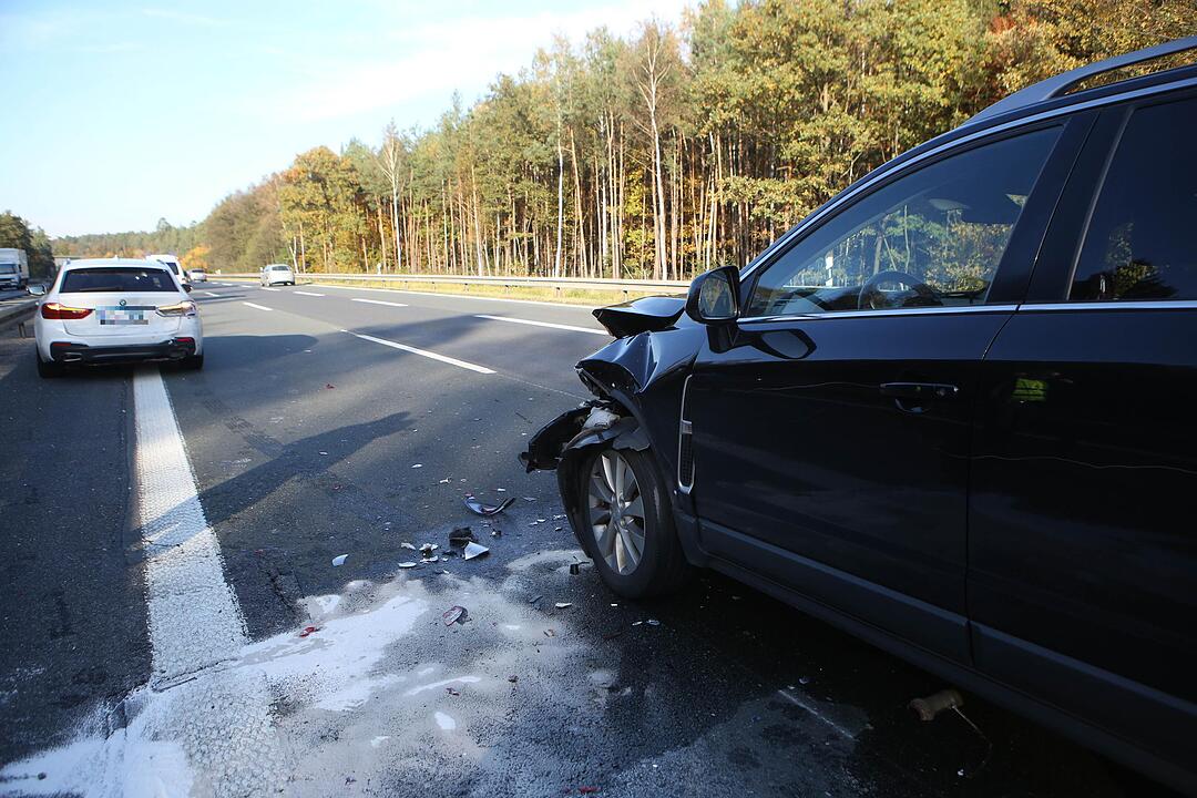 A73 bei Bamberg: Karambolage verursacht Riesenstau